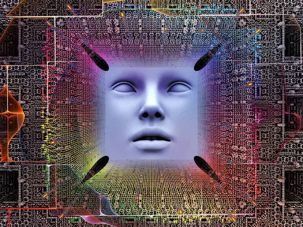 Paradigma de la IA súper humana —  Fotos de Stock