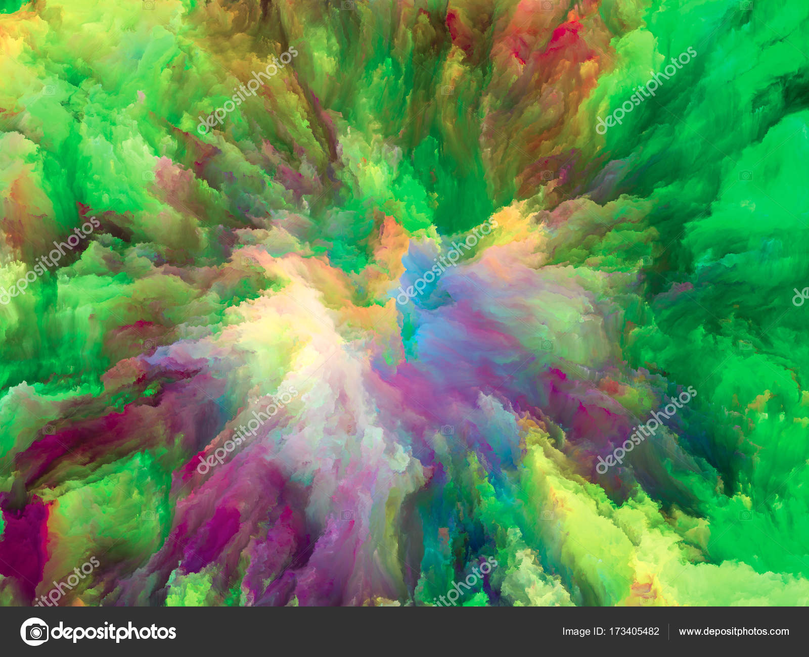 exploding surreal paint stock photo agsandrew 173405482