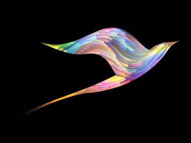 Uçan renkleri arka plan