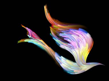 Uçan renkleri arka plan