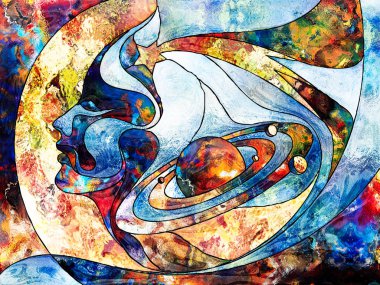 Dönen dünya arka plan