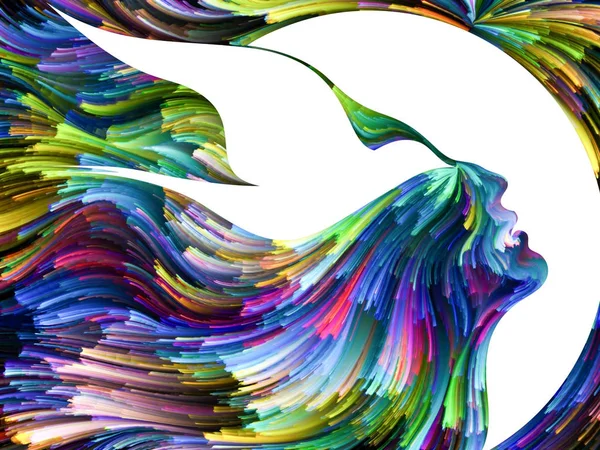 Canlı hayal gücü arka plan