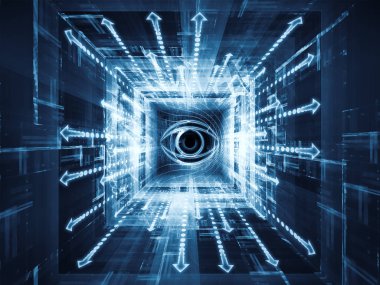 Gözlem gerçeklik arka plan