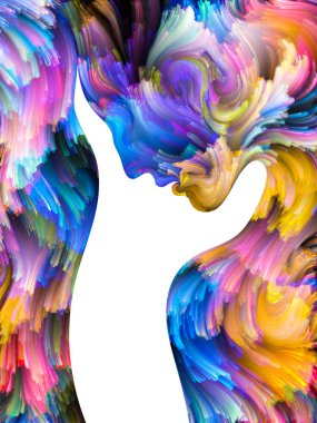 Unutulmuş boya arka plan