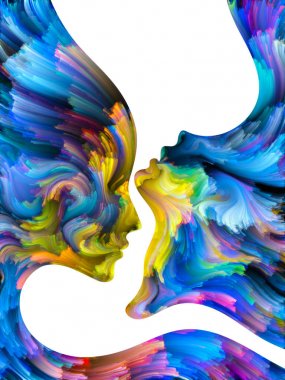 Kavramsal boya arka plan