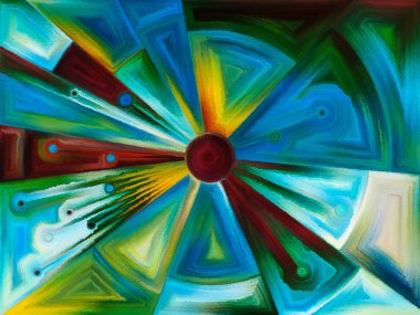 Dairesel Vitray Tasarım