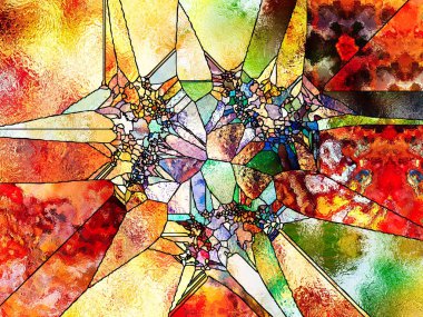 Renkli şekli bölümü