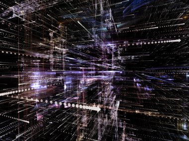 Dijital dijital dünya görselleştirme