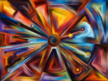 Dairesel Vitray Tasarım