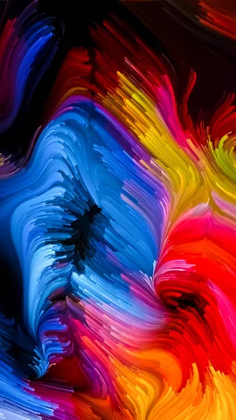 Künstliche flüssige Farbe — Stockfoto
