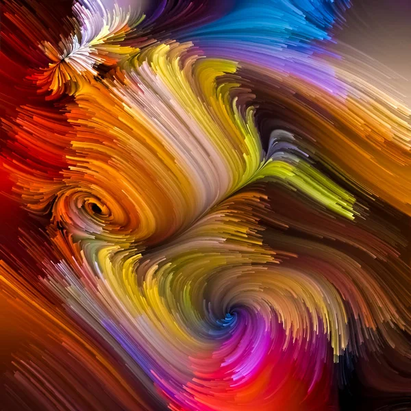 Elemente flüssiger Farbe — Stockfoto