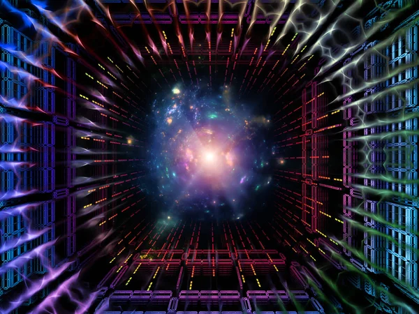Virtualization of Quantum Space — Stock Photo, Image