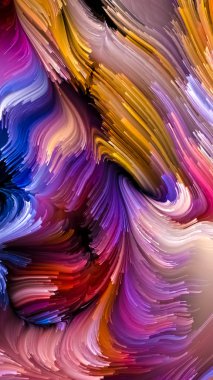 Sıvı renk üzerinde meditasyon