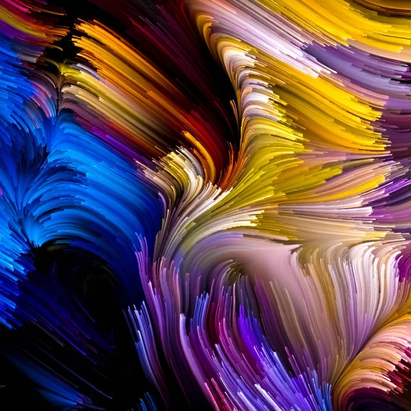 Virtual Liquid Color — Stock Photo, Image