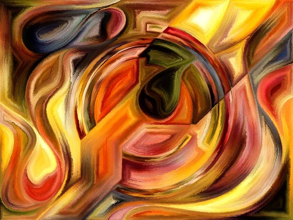 Målat glas abstrakt mönster — Stockfoto