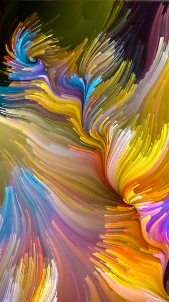 Sıvı renk üzerinde meditasyon — Stok fotoğraf