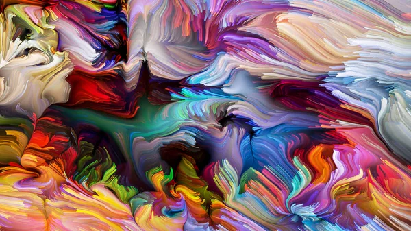 Versehentliche flüssige Farbe — Stockfoto