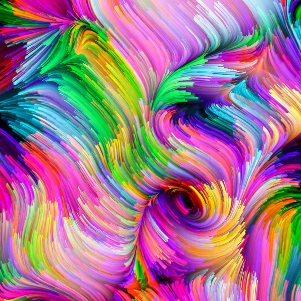 Virtual Liquid Color — Stock Photo, Image