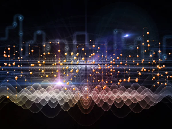 Velocidad de las transferencias de datos — Foto de Stock