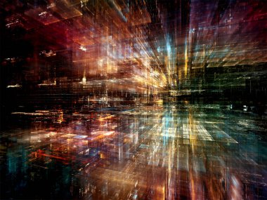 Dijital dünya ışıkları