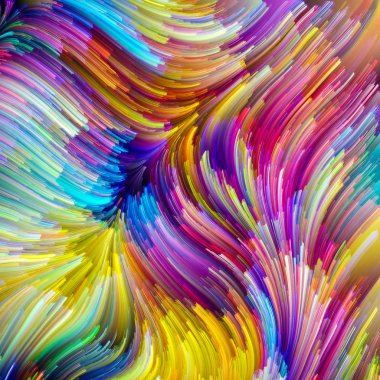 renkli ressam paleti