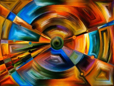 Dairesel Vitray Tasarım