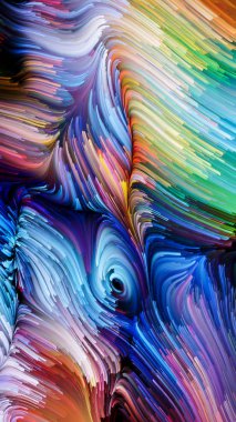 Sıvı renk üzerinde meditasyon