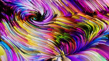 Sıvı renk Digital hayat