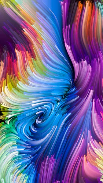 Unfolding of Liquid Color — Stock Photo, Image