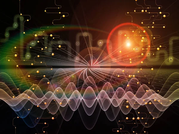 Futuro de las transferencias de datos — Foto de Stock