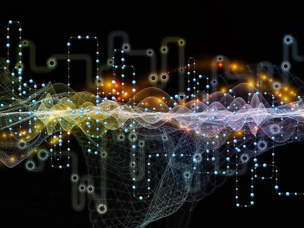 Corriente de transferencias de datos — Foto de Stock