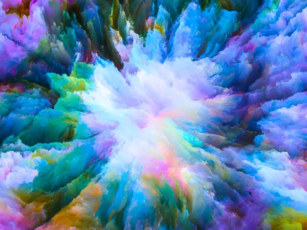 Energy of Surreal Paint — Stock Photo, Image