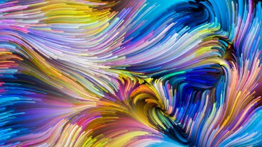 Dijital sıvı renkli