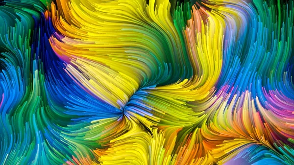 Vlny tekuté barvy — Stock fotografie