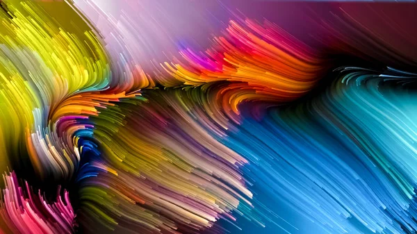 현대 액체 색상 — 스톡 사진