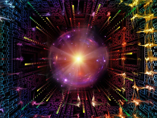 Lights of Quantum Space — Stock Photo, Image