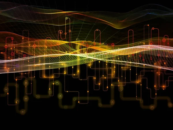 Transferencias conceptuales de datos —  Fotos de Stock