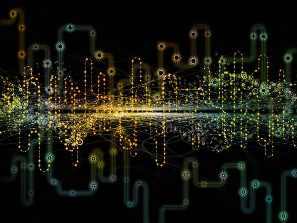 Magia del flujo de datos —  Fotos de Stock