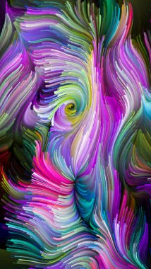 Dalgalar sıvı renk