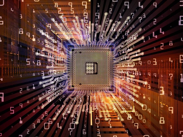 Vision of Digital Processor — Stock Photo, Image