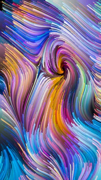 Die Meditationen über flüssige Farbe — Stockfoto