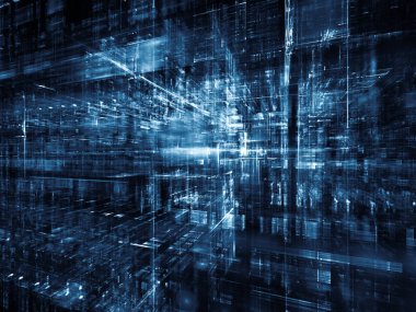 Dijital dijital dünya görselleştirme