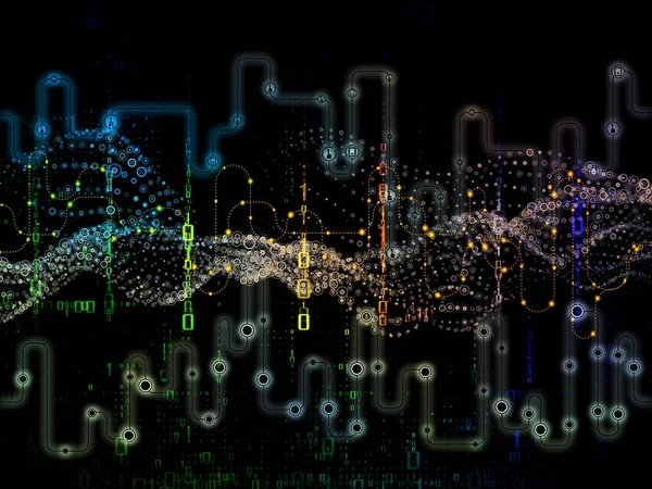 Juego de flujo de datos —  Fotos de Stock