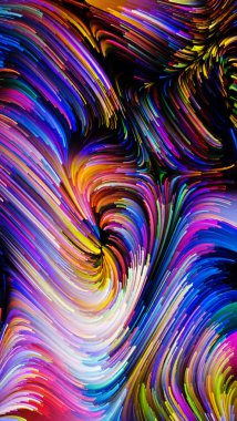 Sıvı renk üzerinde meditasyon