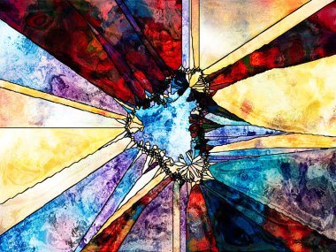 Renkli şekli bölümü