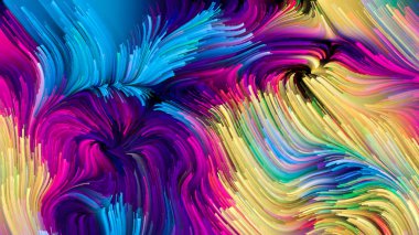 Sıvı renk sanal yaşam