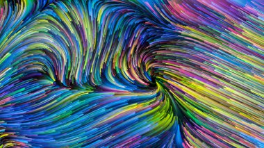 Kavramsal renkli boya