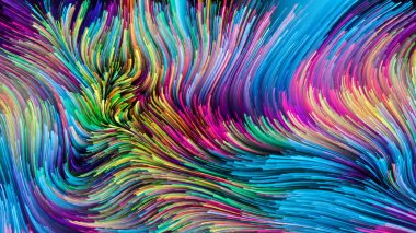 Renkli boya gelişen