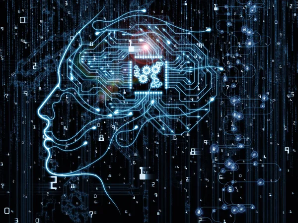 Computing Machine bewustzijn — Stockfoto