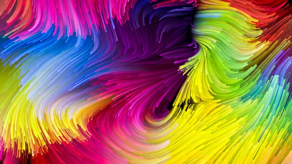 Visualisatie van Liquid Color — Stockfoto